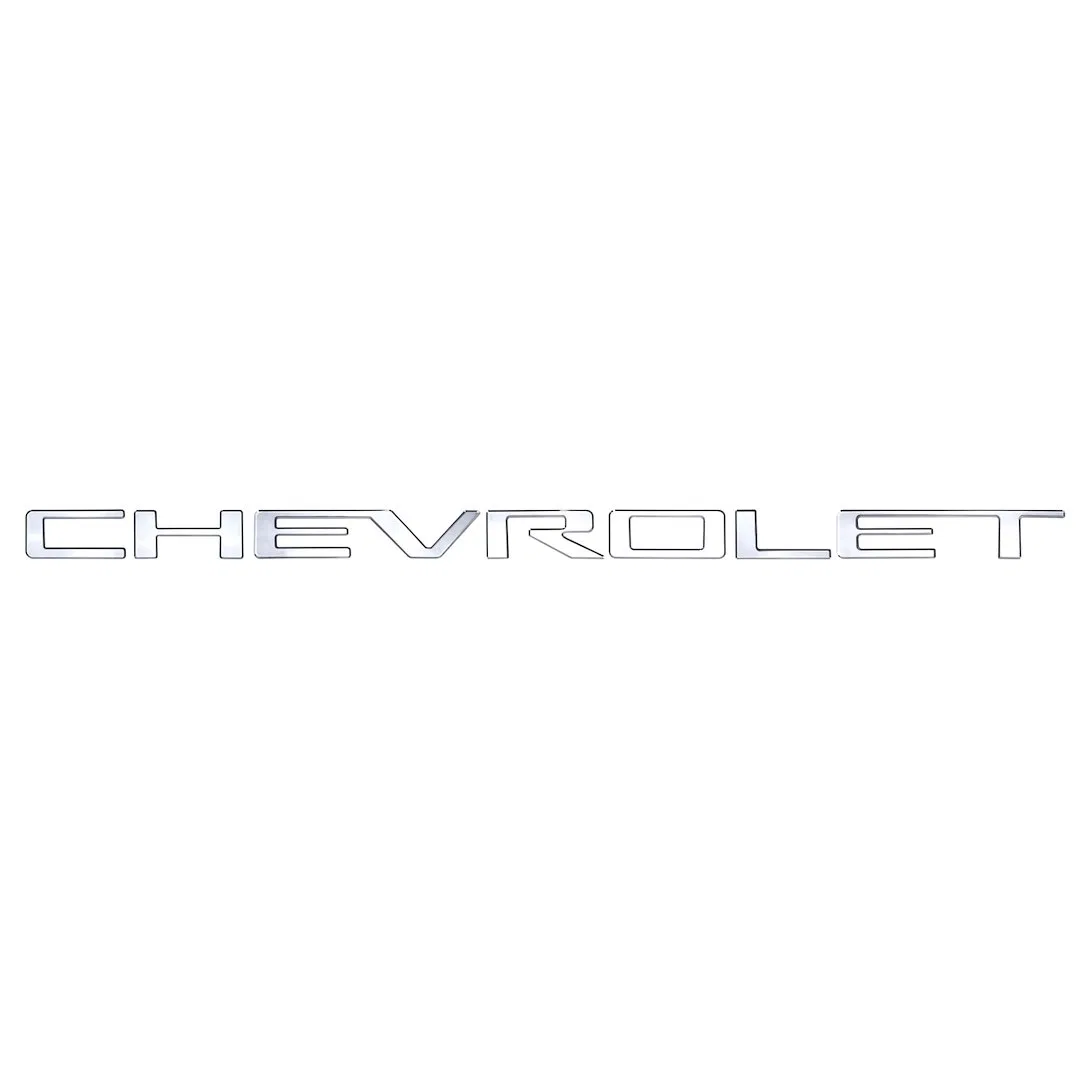 55551GM – PUTCO Emblem, CHEVROLET Logo Tailgate Chrome Stainless Steel